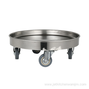 Stainless Steel Round Turnover Cart For Transport